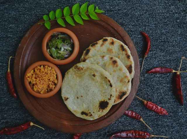 A colourful spread of traditional Sri Lankan dishes representing different regional cuisines